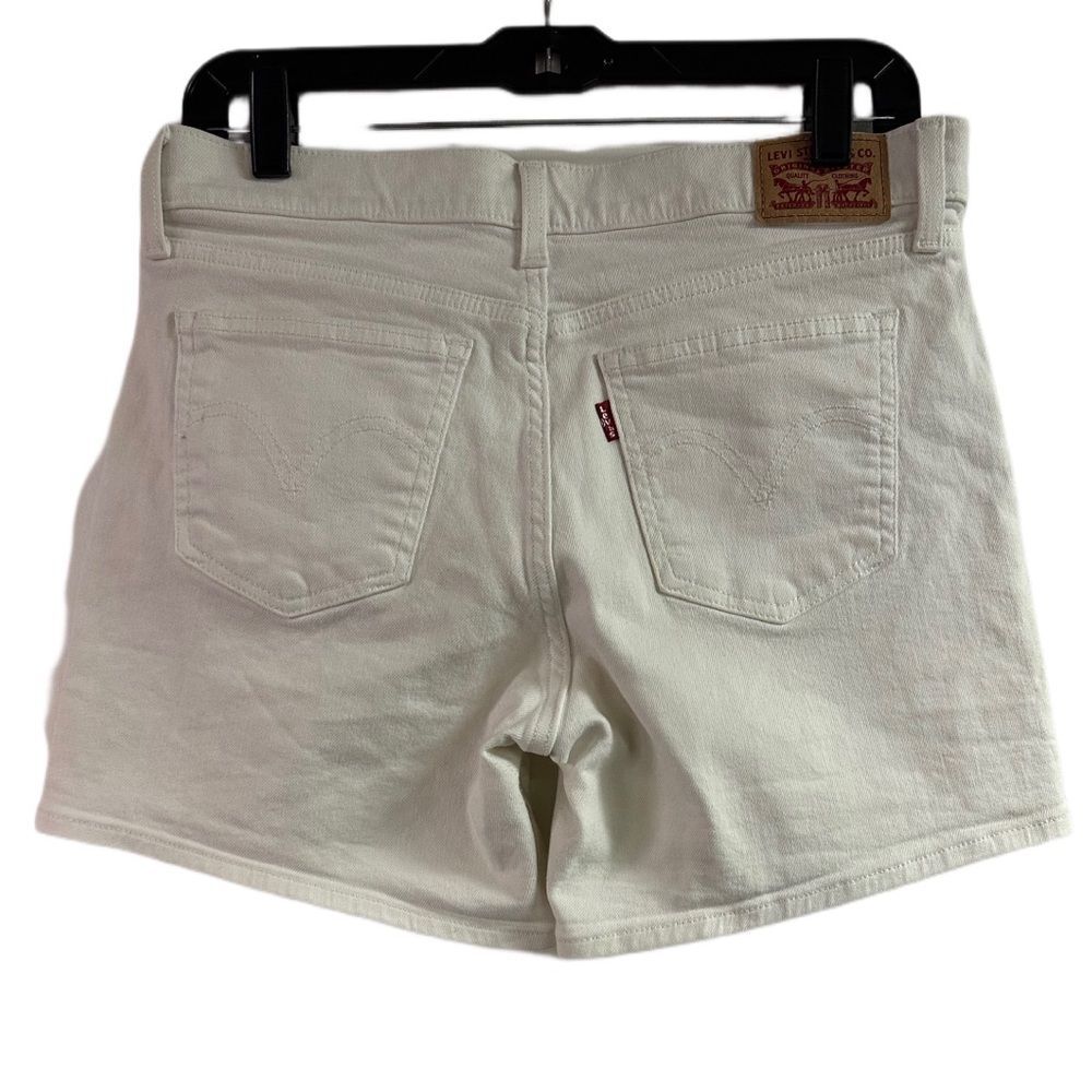 Levi’s White Denim Jean Shorts Size 31